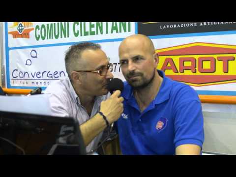 DOPO GARA PLAYOFF SEMIFINALE GARA 1 - INTERVISTA A COACH ANTONIO PATERNOSTER DI MASSIMO CARUCCIO