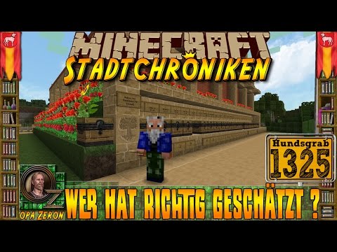 Minecraft #1325 -Stadtchroniken- Wer hat richtig geschätzt? [HD+Deutsch]