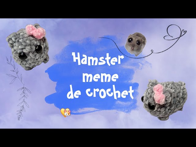 Vídeo relacionado con Llavero Hámster Triste Con Sonido de Violín - Peluche Meme Tejido a Mano - Regalos (2PC)