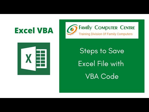 Excel VBA Tutorial | Steps to Save Excel file with VBA Code