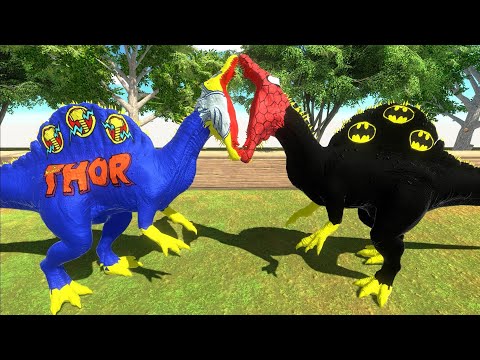 THOR T REX FOREST DEATH RUN - Animal Revolt Battle Simulator