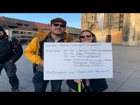 Spaziergang / Demonstration Ulm, Germany 11.3.22 - (English Subtitles)