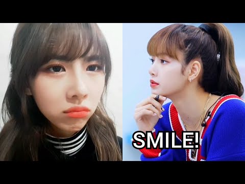 Mentor LISA Teaches Dreamcatcher (드림캐쳐) Yoohyeon to Smile