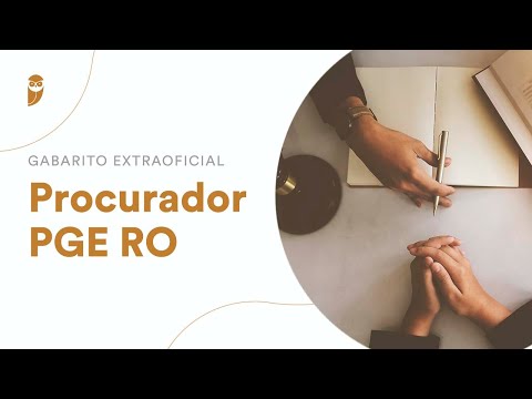 Gabarito Extraoficial - Procurador PGE RO
