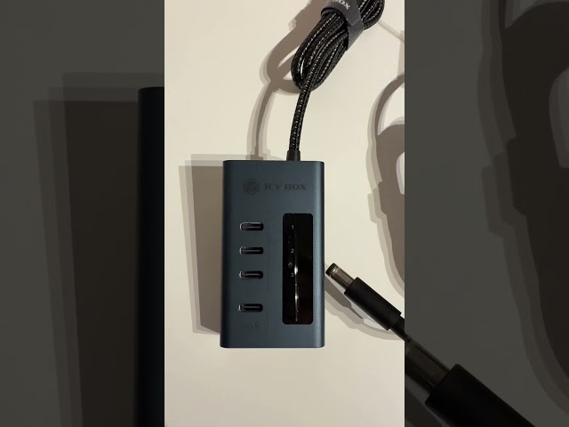 Video teaser for Review - ICY BOX IB-HUB1454-C31 4-Port USB Hub Test mit Francesca Kompakte und praktische Lösung