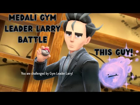 Medali Gym Leader Larry Battle Pokémon Scarlet ||CryoVision