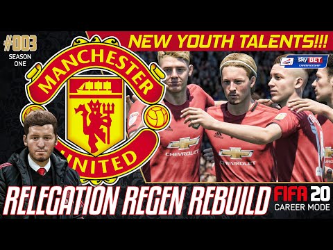 NEW YOUTH TALENTS! - Relegation Regen Rebuild - Fifa 20 Manchester United Career Mode - 03