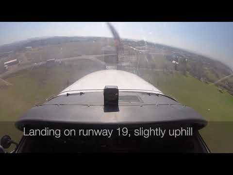 Landing at Westover/Almanor KJAQ, Cessna 172S
