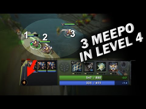 FIXED! GABEN KNOW 3 Meepo in level 4 BUG