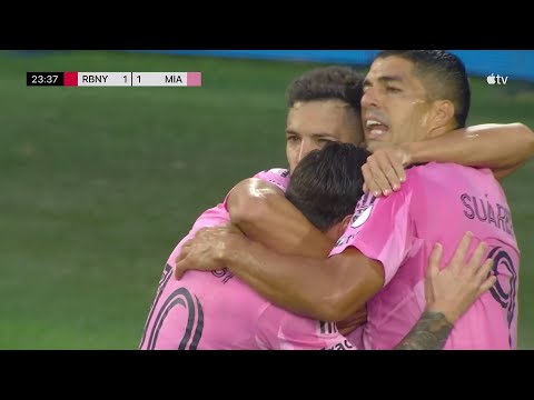 🎩✨ TREMENDA ASISTENCIA de MESSI para el GOL de ALBA | New York Red Bulls 1-1 Inter Miami | MLS 2025