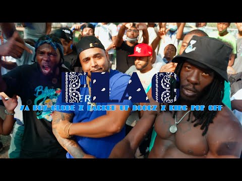 YA BOY GLOBE X RACKED UP BOOGZ X KING POP OFF - FLAG SHOT BY QASQUIAT