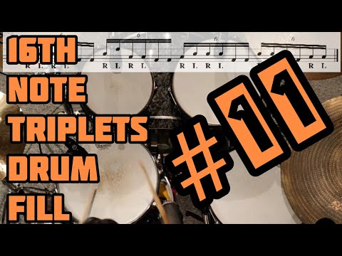 16th note triplets drum fill #11 - Three steps | Drum Lesson - Ariel Kasif