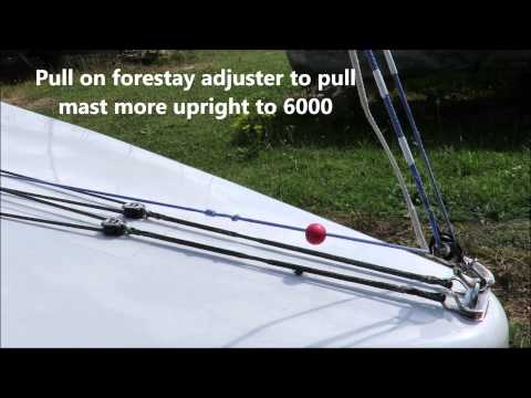 Supernova Mast rake adjustment