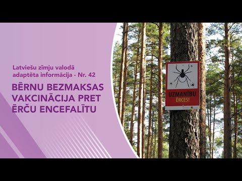 Video ziņas Nr. 42 “Bērnu bezmaksas vakcinācija pret ērču encefalītu”