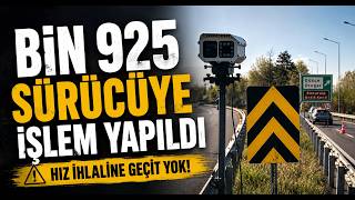 1925 Sürücüye İşlem Yapıldı