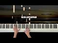 Malasana Hania Rani Piano Cover Piano Tutuorial