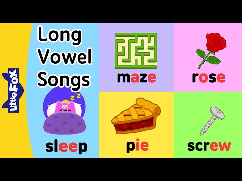 Phonics Songs | Long Vowels Mix | Magic e & More | Little Fox