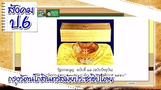 สื่อการเรียนการสอน กรุงรัตนโกสินทร์สมัยประชาธิปไตย ป.6 สังคมศึกษา