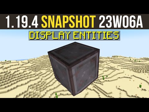 Minecraft 1.19.4 Snapshot 23W06A - Total Manipulation!