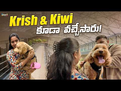 RETURN TO INDIA : Krish & Our Dog Kiwi Finally Come Home|US to India After 2 Weeks|Blend With Anoo