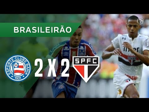 BAHIA 2 X 2 SÃO PAULO - 13/05 - BRASILEIRÃO 2018