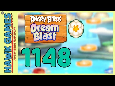 Angry Birds Dream Blast Level 1148 - Walkthrough, No Boosters