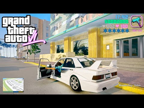 GTA: Vice City 2?! Remastered 2021 ✪ RTX™ 3090 4K Ray Tracing - [GTA 5 PC Mod]