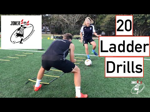 20 LADDER DRILLS | With & Without The Ball | Joner Football