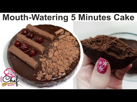 5 Minute Chocolate Cakes Only 3 Ingredients In Lock-down Easy, Birthday Cake, Chocolate Brownie Cake