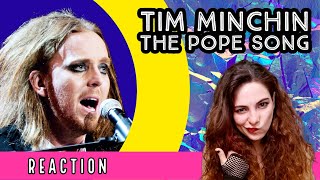 American Reacts - TIM MINCHIN - The Pope Song