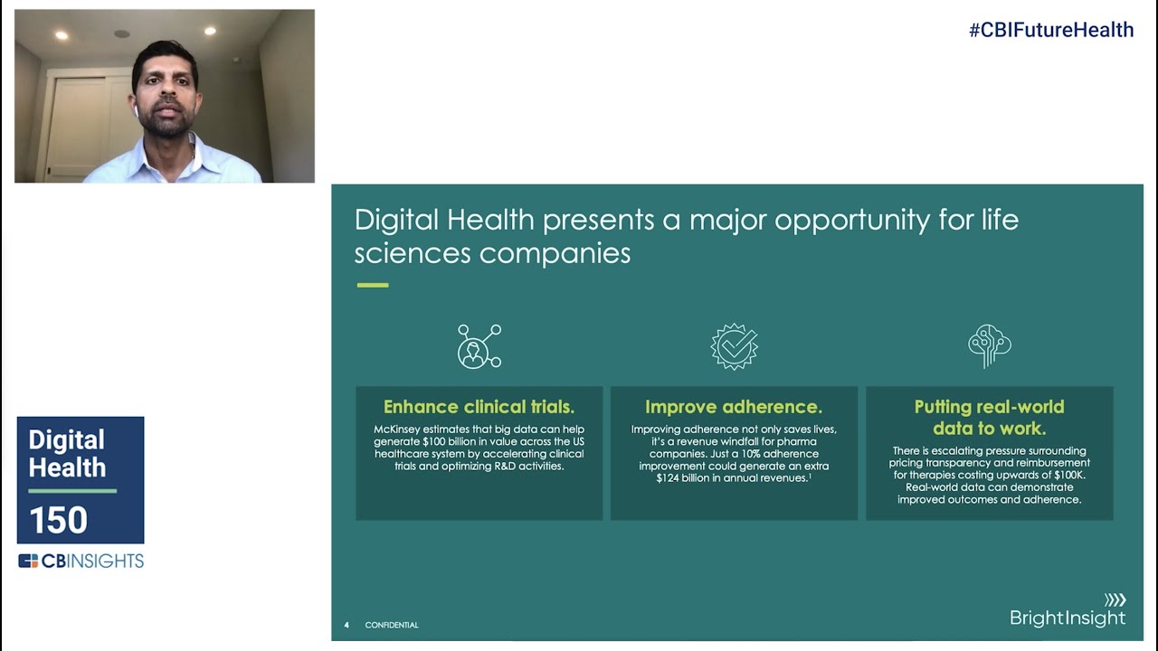 CB Insights Future of Health - Digital Health 150 Presentation