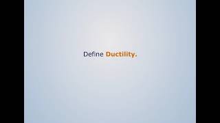 Ductility | Earthquake Engineering