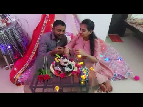 Aaj sajeya ve saara sahar #anniversary cake cut #Mridul entry😂😂