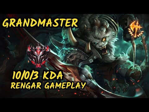 FNC Bwipo (RENGAR) vs IRELIA - 10/0/3 KDA TOP GAMEPLAY - EUW Ranked GRANDMASTER