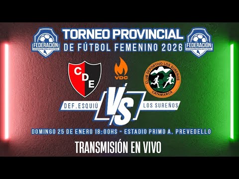 TORNEO PROVINCIAL: Defensores de Esquiú vs. Los Sureños (zona 5 - fecha 2)