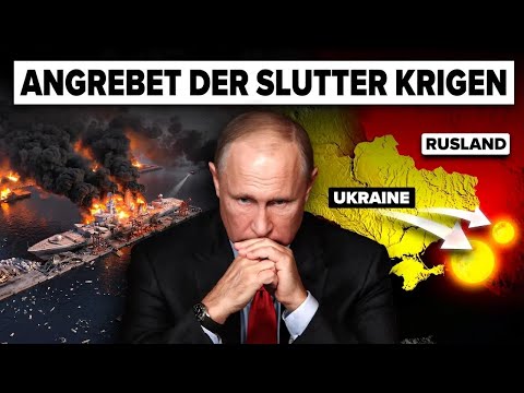 Kæmpe ildkugle opsluger Putins stolthed til søs
