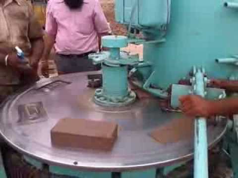 Rotary type clay brick making machine