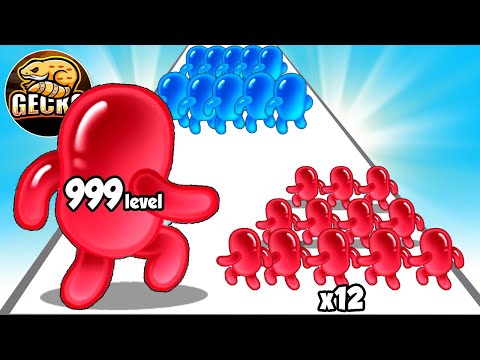 Join Blob Clash 3D - Blob Number Game Gameplay Walkthrough Max Levels (Part 392)