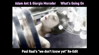 Adam Ant and Giorgio Moroder - What&#39;s Going On (Raal Re-Edit)