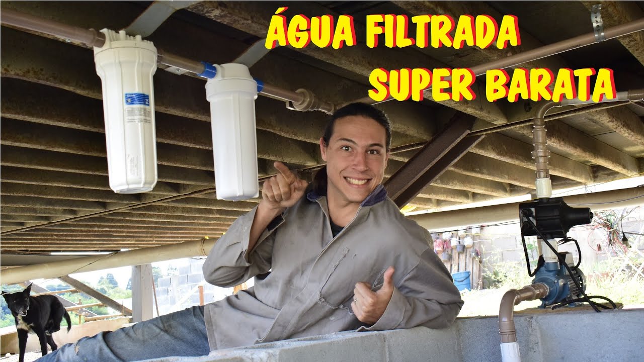 Água pura barata direto da torneira