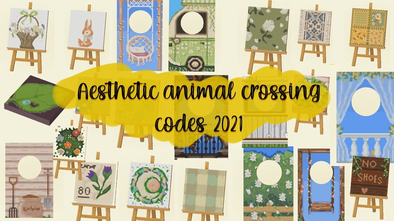Aesthetic Animal Crossing Custom Design Codes 2021