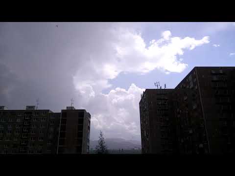TIMELAPSE: Búrkové mraky - Poprad [4K]