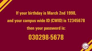 myULM Login Tutorial