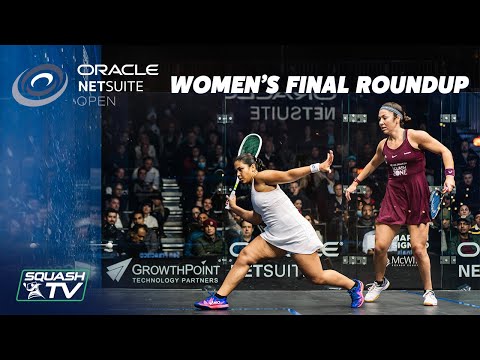 Squash: Hany v Sobhy - Women's Finals Roundup - Oracle Netsuite Open 2021