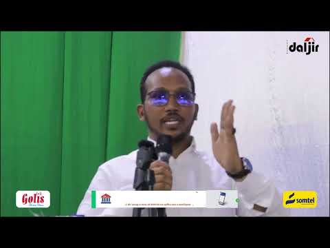 Guddoomiyaha Maxkamada Racfaanka gobolka Bari Cali Ibraahin oo ka hadlayay shirwaynaha 1aad