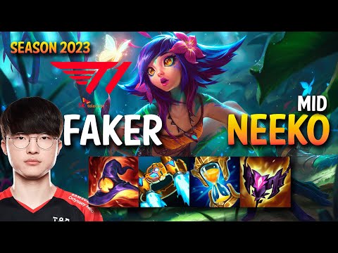 T1 Faker NEEKO vs ORIANNA Mid - KR Ranked