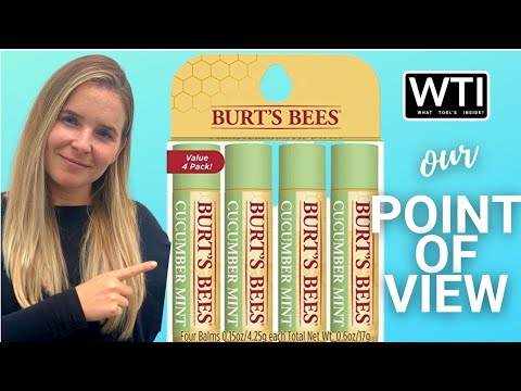 Burt's Bees Cucumber Mint Lip Balm - WTI product video review