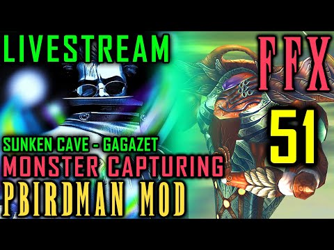 (Livestream) Final Fantasy X - Pbirdman Mod Walkthrough - Part 51 - Monster Capturing Part 3