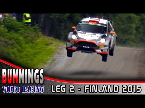 Leg 2 - WRC Rally Finland 2015 - @BunningsVideo