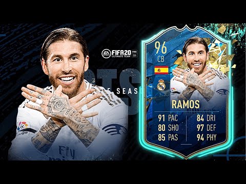 FIFA 20: SERGIO RAMOS 96 TOTSSF PLAYER REVIEW I FIFA 20 ULTIMATE TEAM